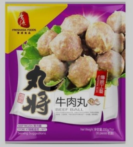 Bò Viên Đông Lạnh WJ 丸將牛肉丸Bò Viên Đông Lãnh 200g x 1