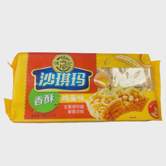 HFC Egg Crisp Sachima 沙琪瑪-香酥蛋味 Banh Trung Mi Gion 311g x1
