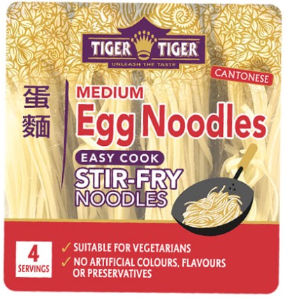 TT - EGG NOODLES (SQUARE)雙虎牌雞蛋麵 250g x 1