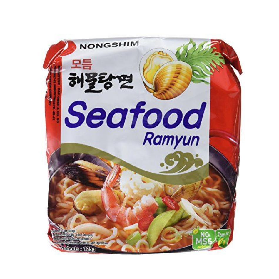 Nongshim Hải Sản Ramyun 農心海鮮拉麵Mi Cay Hai San 125g x 1