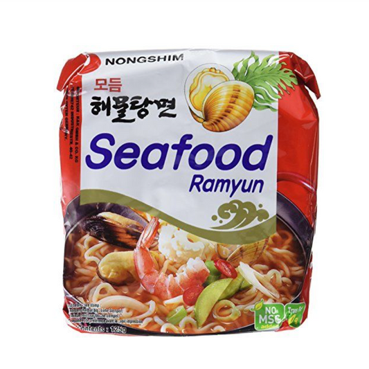 Nongshim Hải Sản Ramyun 農心海鮮拉麵Mi Cay Hai San 125g x 1