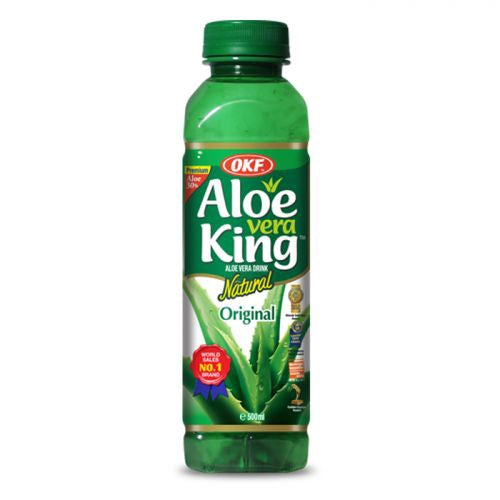 OKF Aloe vera juice king  蘆薈汁 -原味 Nuoc nha dam 500ML x 1