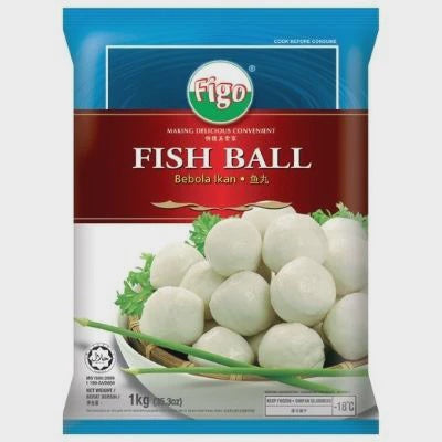 FIGO Fish Ball 飛哥白魚丸 Ca Vien Dong lanh 1kg x 1