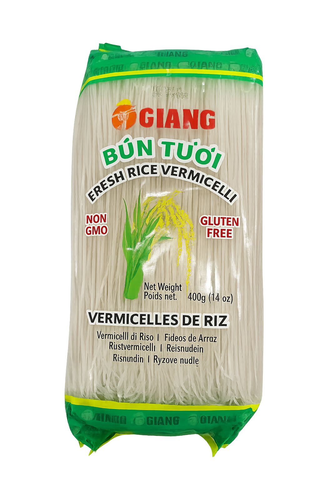 Giang Bun Tuoi Fresh Rice Vermicelli (Gluten Free) 400g x 1
