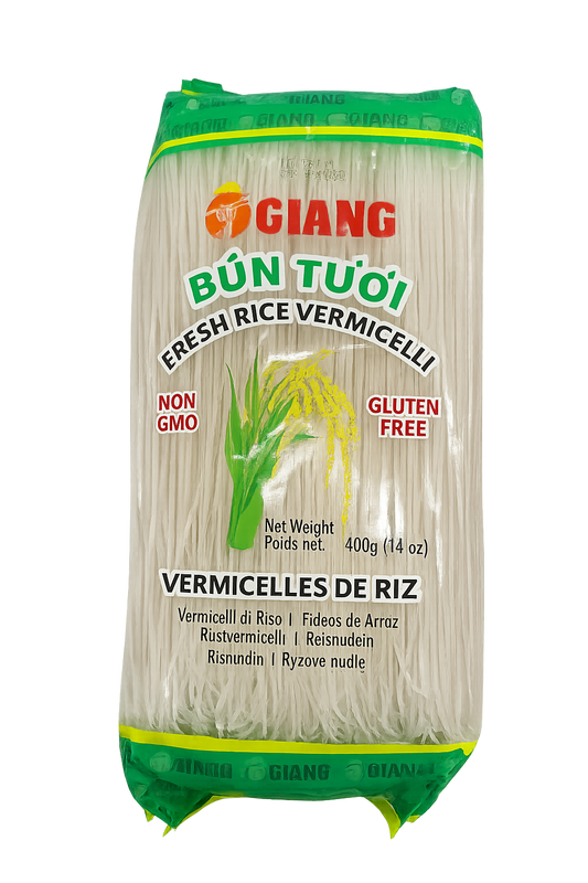 Giang Bun Tuoi Fresh Rice Vermicelli (Gluten Free) 400g x 1