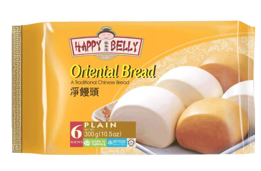 HAPPY BELLY Plain Oriental Bread白饅頭 300g x 1