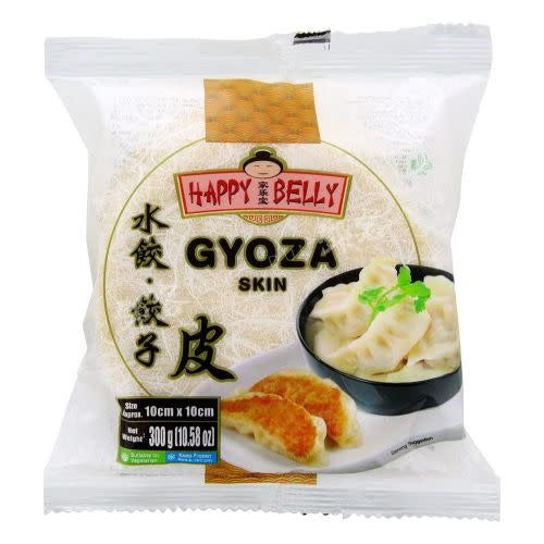 TYJ Happy Belly Gyoza Skin (4''/100mm) 第一家餃子皮 Vo banh Gyoza dong lanh 300g x1