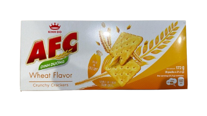 AFC Cracker Wheat 小麥餅乾 Banh Quy Lua Mi 172g x 1