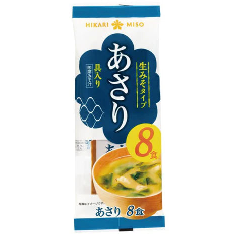 D49-Sokunama Asari Miso Soup 8 Phần HIKARI 即食蛤蜊味噌湯 (8包) 140g x1