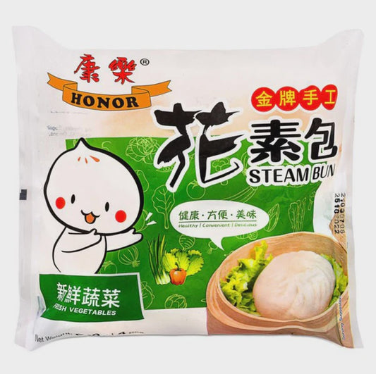 HR Vegetarian Bun 大蒸包-花素包 Banh Bao Chay 600g x1
