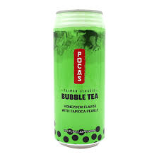 Pocas Bubble Tea Honeydew Flavour 蜜瓜味珍珠奶茶 Tra Sua Tran Chau Vi Dua Luoi 490ml x 1