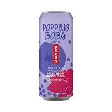 Pocas Popping Boba Mixed Berry Hibiscus Tea Drink 莓果珍珠洛神花茶 Tra Hibiscus Boba Vi Qua Mong 490ml x 1