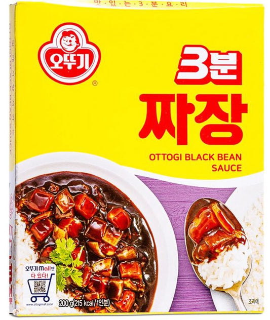 Ottogi 3mins Black Bean (Jjajang)不倒翁 3分鐘 韓國即食炸醬 200g x1