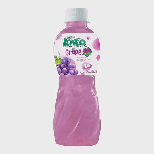 Kato Nata De Coco Grape Juice 葡萄汁 Nuoc nho 320ml x1