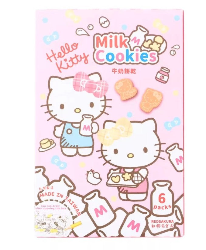 Red Sakura Hello Kitty Milk Cookies 紅櫻花 凱蒂貓牛奶小曲奇 20g x1