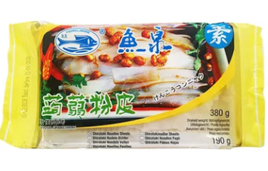 YQ Konjac Sheet 魚泉蒟弱粉皮 380g x 1