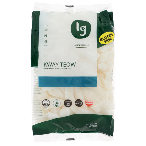 LG brand Kway Toew (M) Rice Noodles 中 河粉 / 粿条 420g x1