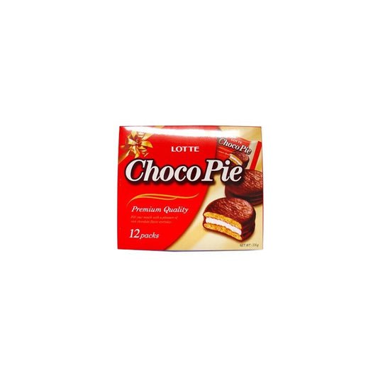 19650 LOTTE Choco Pie (12 Packs) Banh Chocopie樂天巧克力派 336g x8