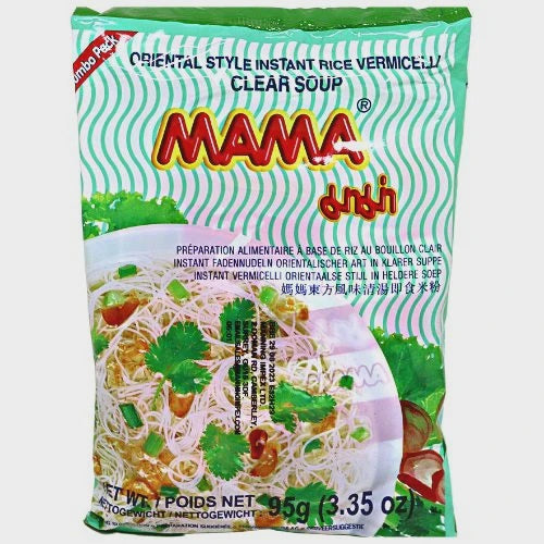 MAMA Clear Soup - Rice VERMICELLI (Jumbo pack) 媽媽清湯即食米粉 95g x1 – Asia ...