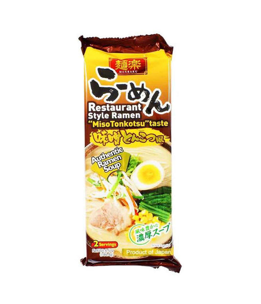 13662 Restaurant Style Ramen Miso Tonkotsu 麵樂 拉麵 (味噌豬骨) Mi Ramen Miso Tonkotsu Kiều Nha Hang 186.4g x1