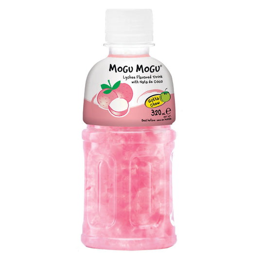 Mogu Mogu  Lychee Drink荔枝飲料含椰果 Nuoc Trai Cay Vi Vai 320ml x 1 G3
