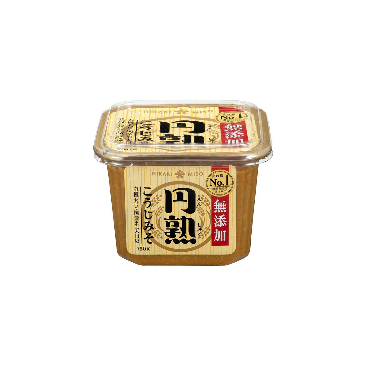 Hikari Miso Enjuku Koji Miso Paste 有機味噌(無添加) Tuong Miso Koji Enjuku Huu Co 750g x 1