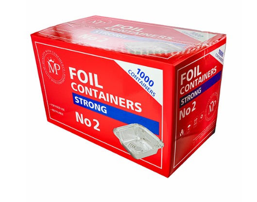 MP - NO. 2 (RED) Strong Foil Containers (1000's)