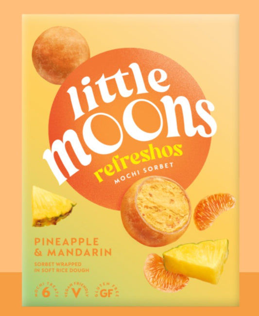 LM Sorbet Mochi - Pineapple & Mandarin 小月亮雪葩糯米糍-鳳梨柑橘(6x32g) x1