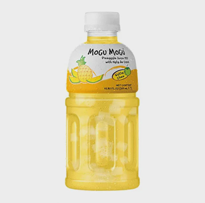 Mogu Mogu Nata De Coco Drink Pineapple Flavour Nuoc Trai Cay Vi Dua 320ml X 1