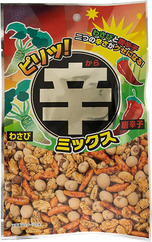 20055 Poppo Nuts Piri Kara Mix 杂果仁小吃 Hat thap cam 70g x1