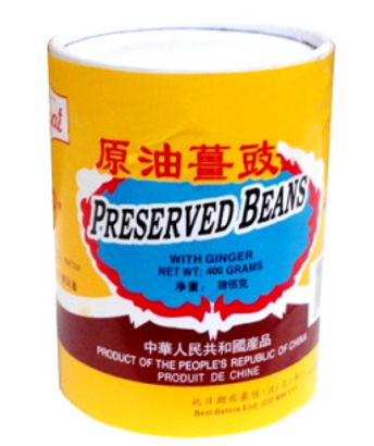 19628 FR Yuan You Preserved Beans with Ginger富榮原油薑豉 (筒裝) 500g x40