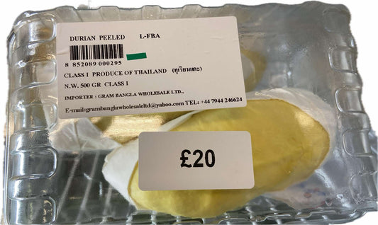 Thailand Durian Peeled Sau Rieng Tach Vo Loai I 500g x 1