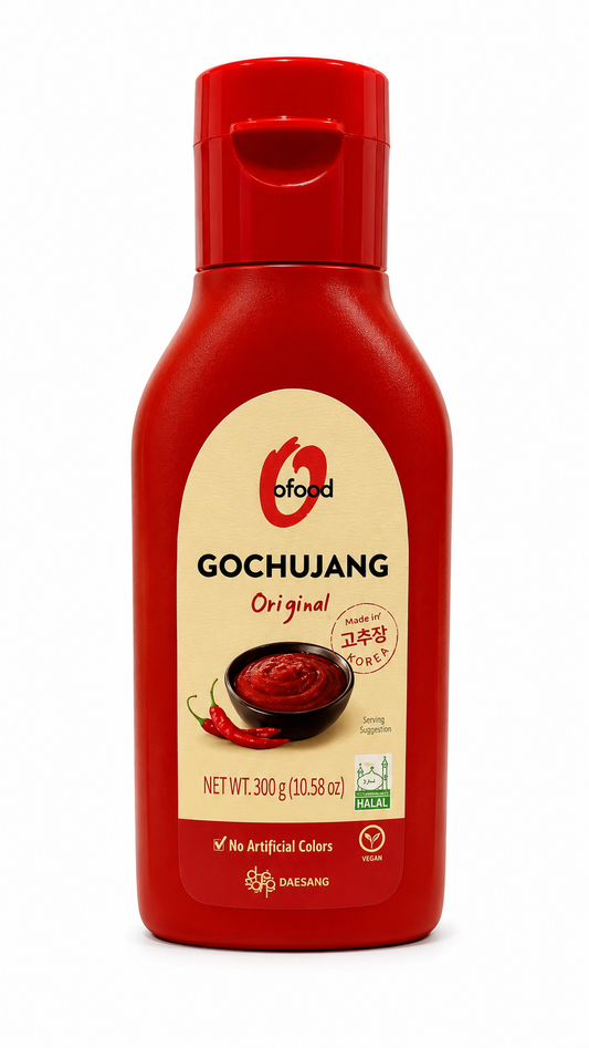 O'Food Gochujang Original Sauce (Halal) Bottle 韓國原味辣椒醬300g x 1