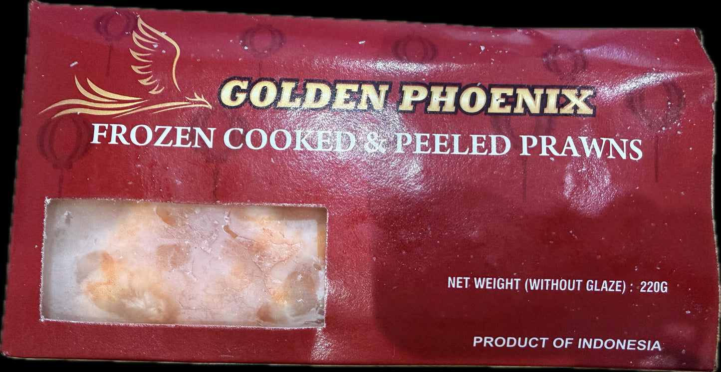 Golden Phoenix Cooked & Peeled Prawns熟去殼蝦(100/200) 220g x 1