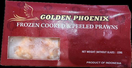 Golden Phoenix Cooked & Peeled Prawns熟去殼蝦(100/200) 220g x 1
