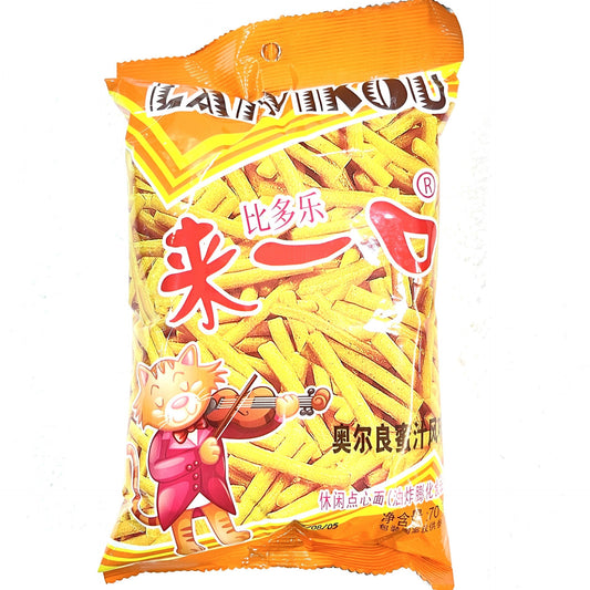 Crispy Noodles Snack (Roasted Chicken Wings Flavour) 来一口 点心面 奥尔良蜜汁味 Snack Mi Vi Canh Ga Quay 70g x1