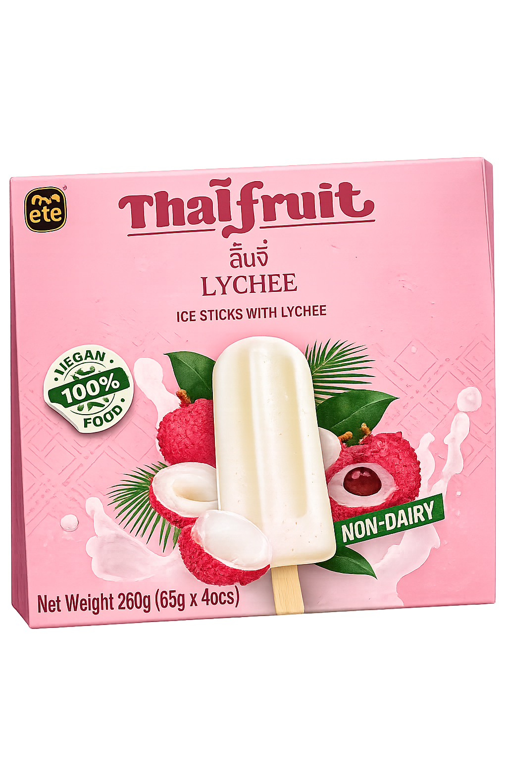 ETE Boran Coconut Ice Sticks (75g x 4) x 1
