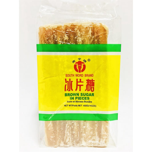 NS Brown Sugar in pieces新南牌冰片糖 400g x1