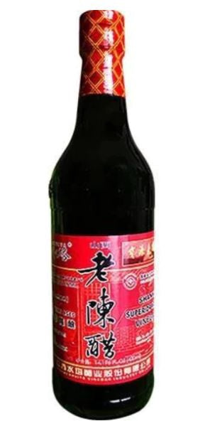 04386 ST Giấm 2 Tuổi 水塔山西2年老陳醋 Den 420ml X1