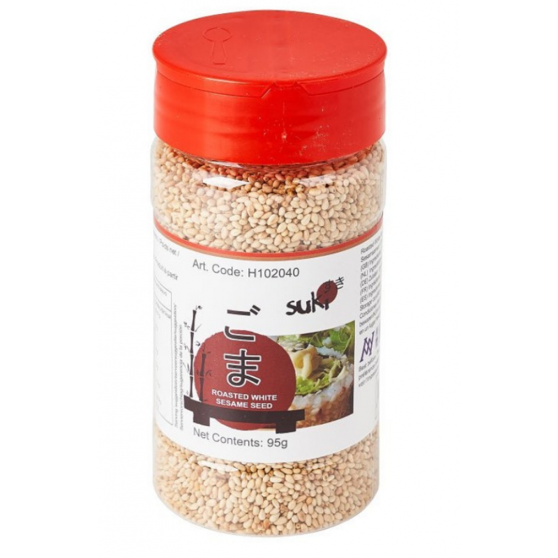 Suki Roasted White Sesame Seeds Suki牌乾烤白芝麻 Me Trang Rang 95g x 1