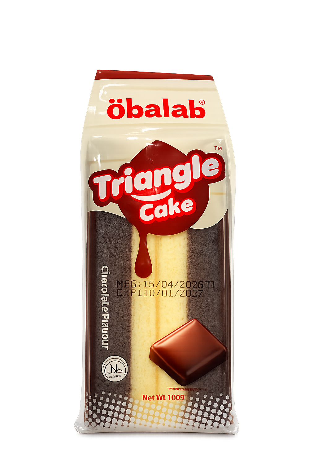 Obalab Triangle Cake 三角蛋糕 Banh Bong 100g x 1