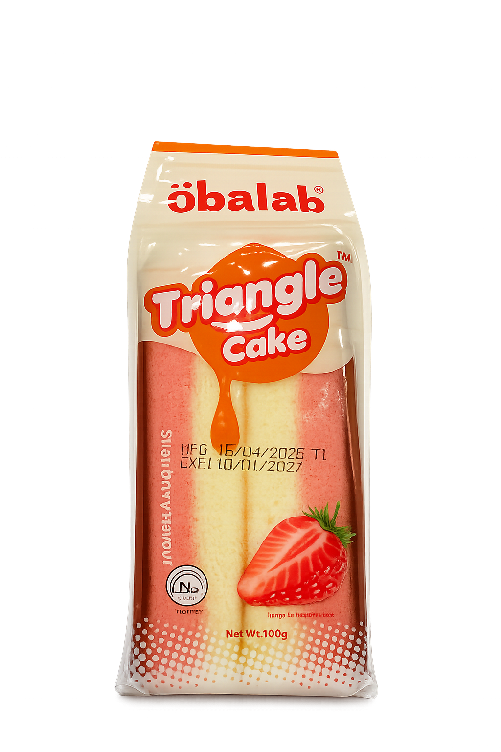 Obalab Triangle Cake 三角蛋糕 Banh Bong 100g x 1