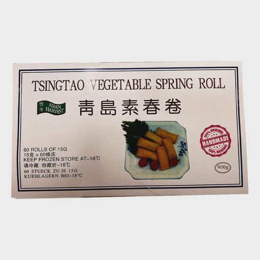 Tsingtao Vegetable Mini Spring Rolls 青島齋春卷 Cha gio chay Thanh Dao 60 rolls