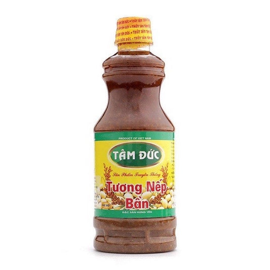 Tam Duc Glutinous Rice Soy Bean Paste 米粒原燉醬油 Tuong Nep Ban 500ml x1