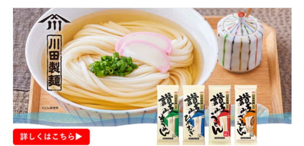 Nissin Kawada Sanuki Zaru Udon 川田製麺 讃岐烏冬400g x 1