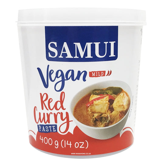 Samui Vegan Red Curry Paste (Mild) (純素紅咖喱)Ca Ri Chay 400g x1
