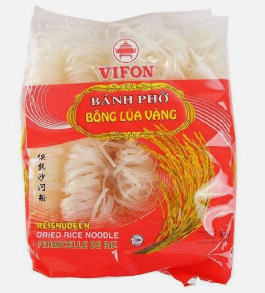 Vifon 乾米粉 Pho Bong Lua Vang 5mm 500g x 1