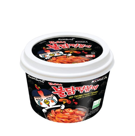 Samyang Hot Chicken Flavour Rice Cake碗裝辣味韓式炒年糕 Banh Gao Vi Ga Cay 185g x 1