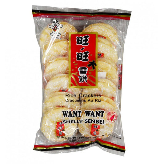WW Rice Cracker - Shelly Senbei (L)旺旺雪餅 150g X1