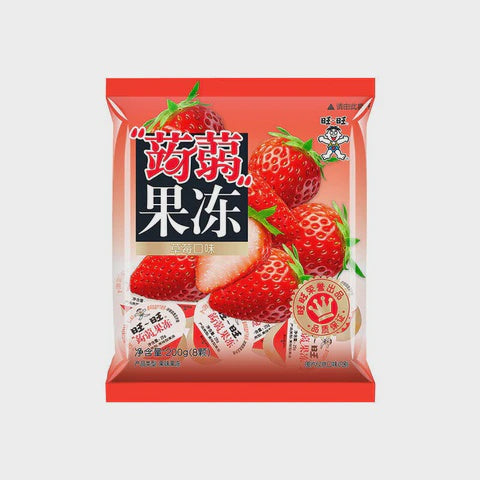 61629 Want Want Jelly Strawberry Flavour 旺旺蒟蒻果冻草莓味 Thach vi dau